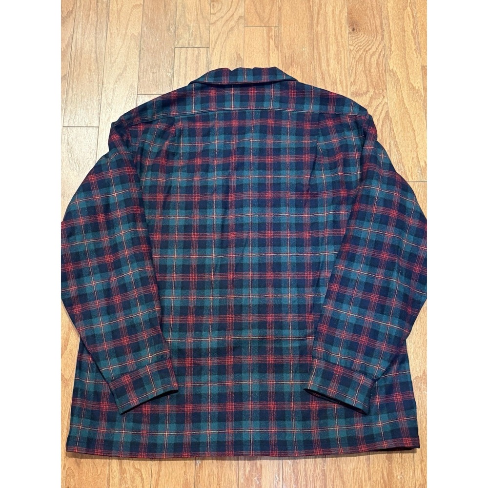 Vintage EUC Pendleton Board Shirt Loop Collar Mens XL Plaid Wool USA - Picture 10 of 10